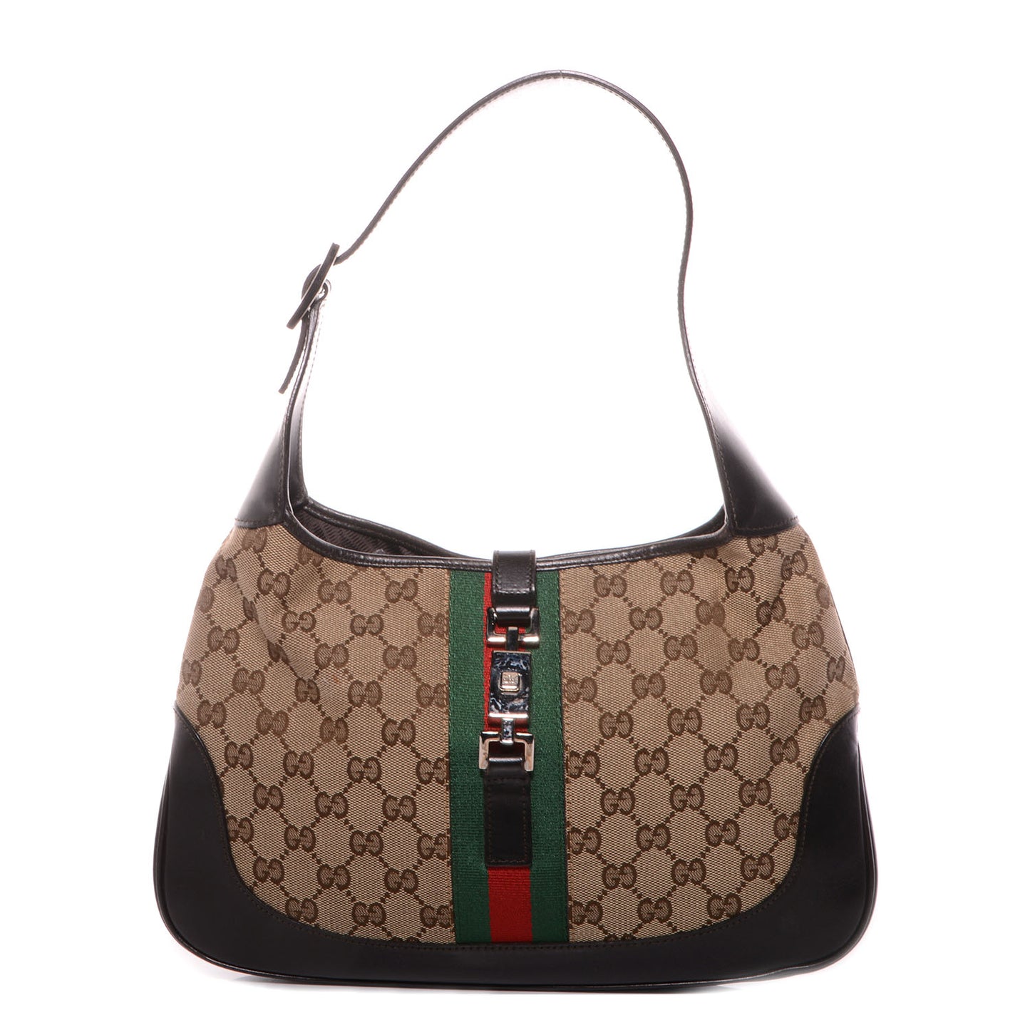 Monogram Web Jackie O Hobo Brown