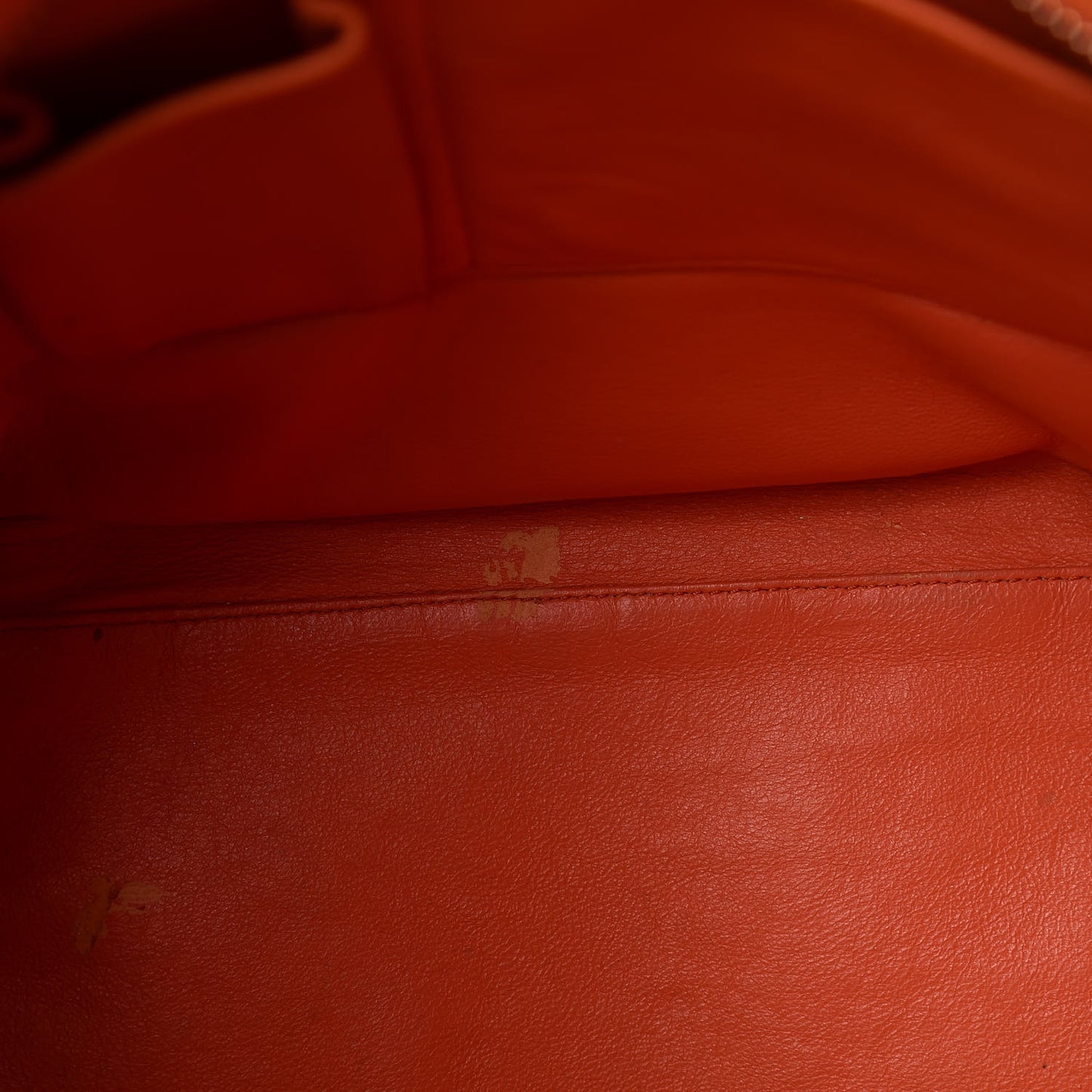 Smooth Calfskin Mini Luggage Bright Orange