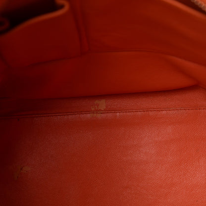 Celine Smooth Calfskin Mini Luggage Bright Orange 8 of 15