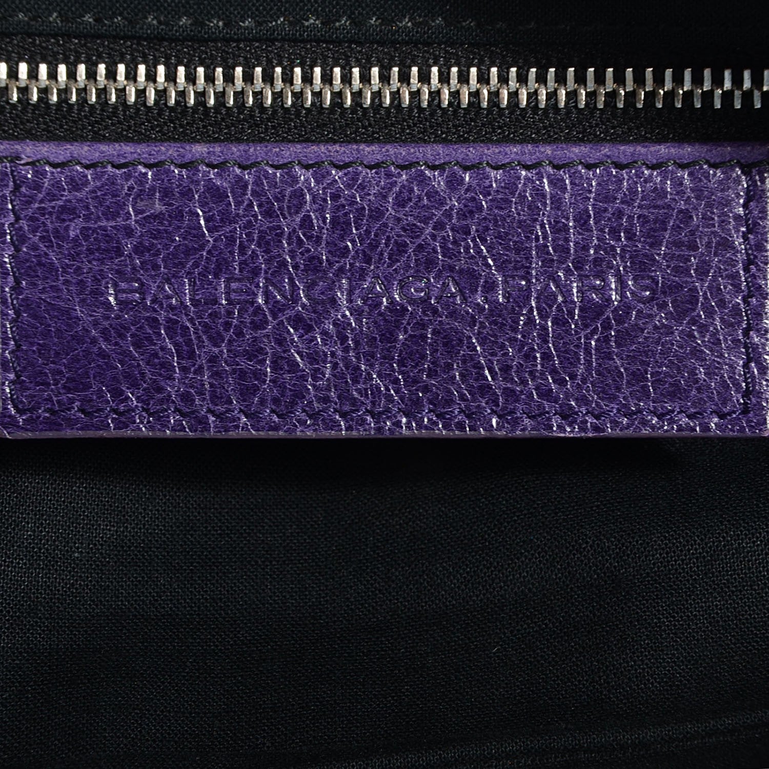 Balenciaga Agneau Giant 21 Silver Hardware Flat Handle Clutch Raisin 6 of 10