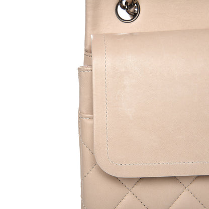 Chanel Lambskin Quilted Jumbo Double Flap Ivory 4 of 5