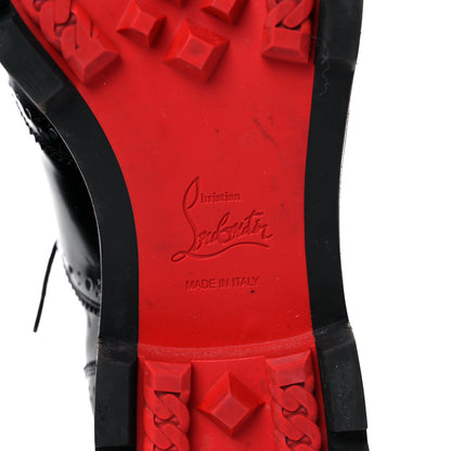 Christian Louboutin Patent Charletta Brogue Oxfords 37.5 Black 6 of 14