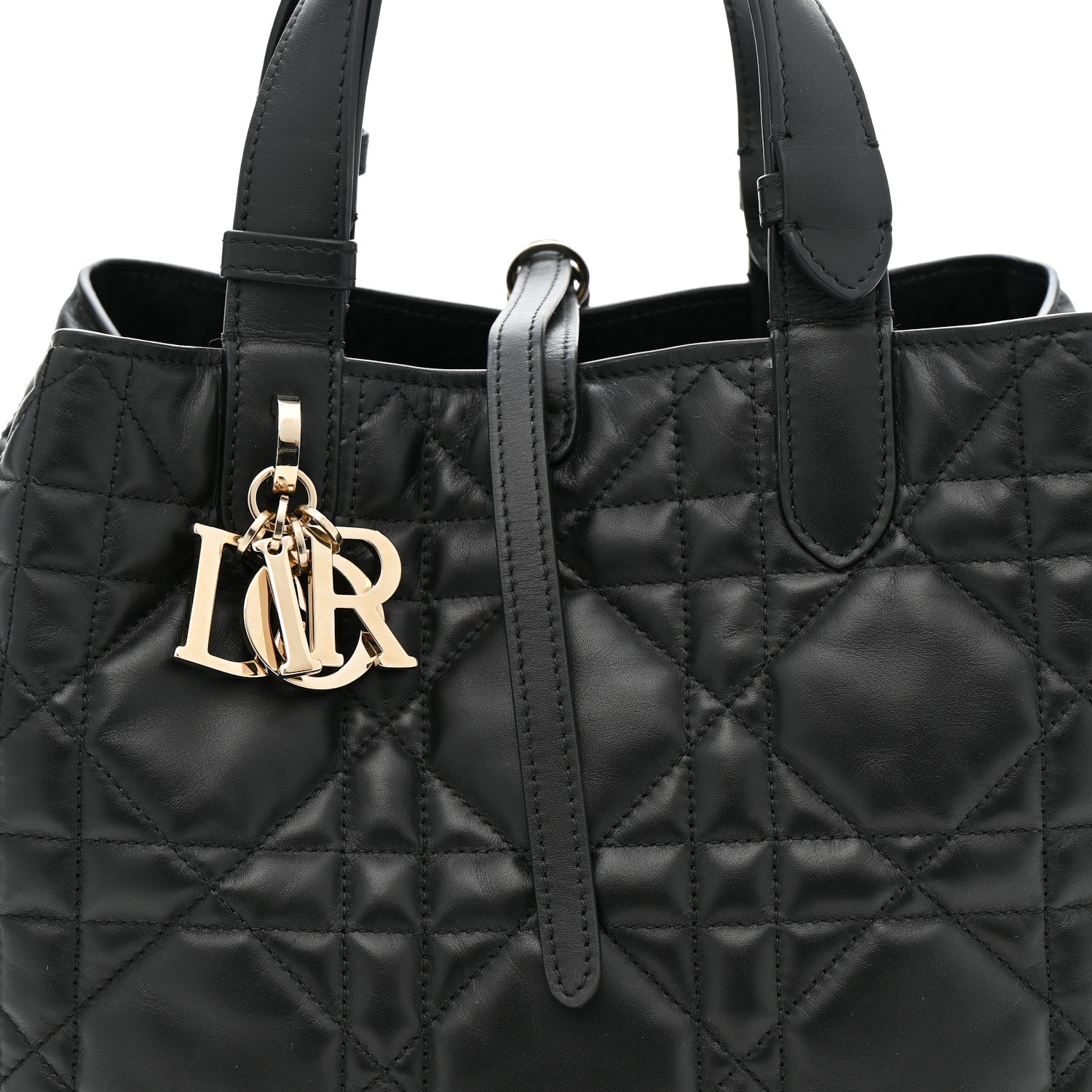 Christian Dior Calfskin Macrocannage Medium Toujours Black 10 of 11