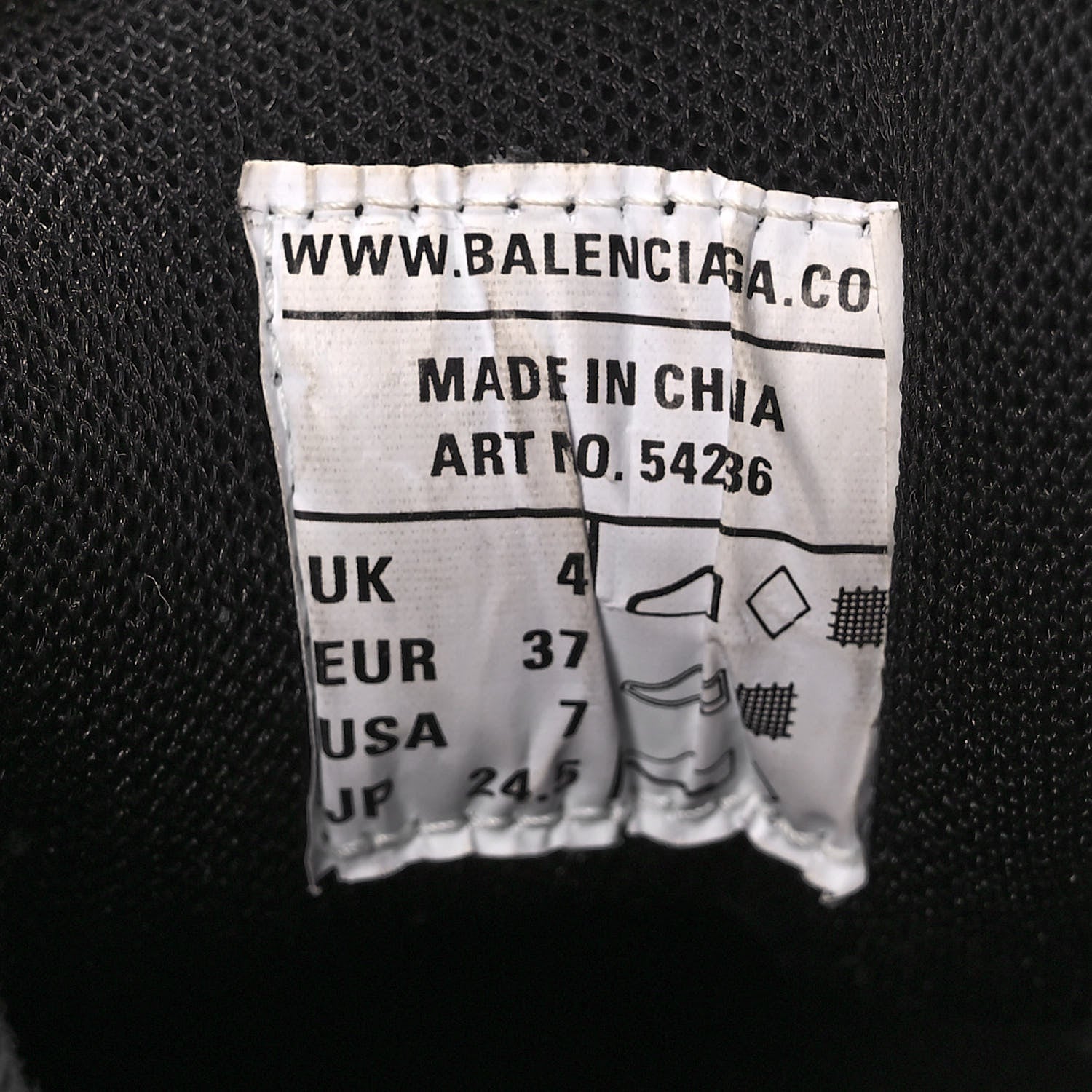 Balenciaga Mesh Nylon Worn Out Effect Womens Track Sneakers 37 White Fluo Yellow 8 of 9
