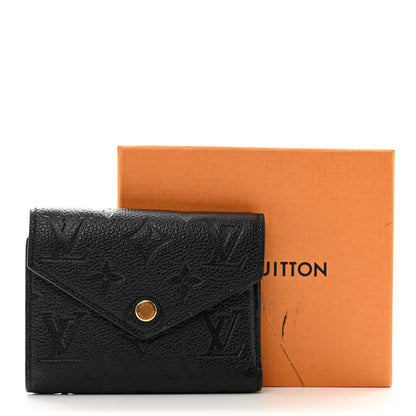 Louis Vuitton Empreinte Victorine Wallet Black 7 of 7