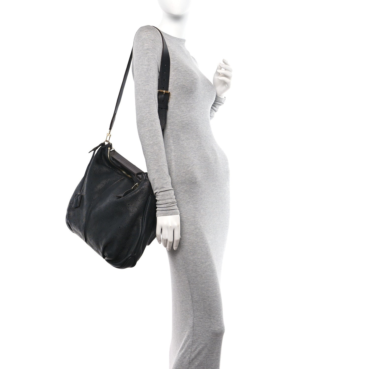 Louis Vuitton Mahina Selene MM Black 2 of 10