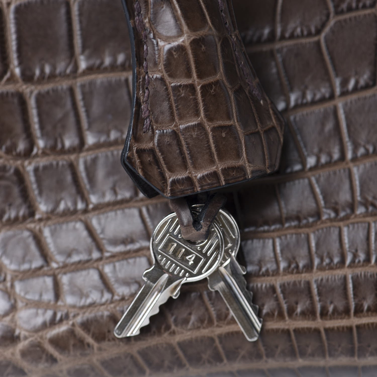 Hermes Matte Niloticus Crocodile Birkin 30 Gris Elephant 34 of 38