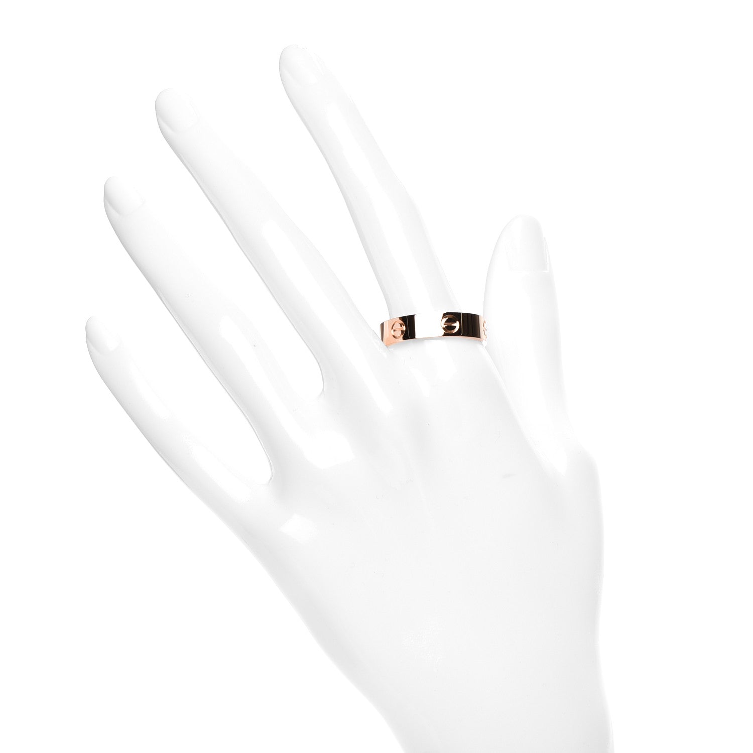 Cartier 18K Pink Gold 5.5mm LOVE Ring 65 11 2 of 5