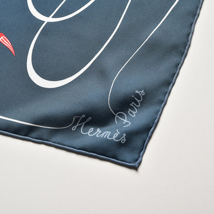 Hermes Silk Faune Lettree Scarf 90 3 of 7