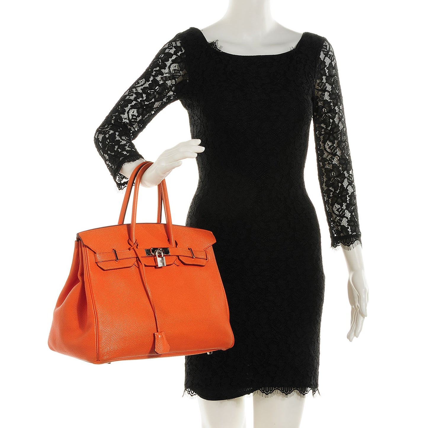 Togo Birkin 35 Orange
