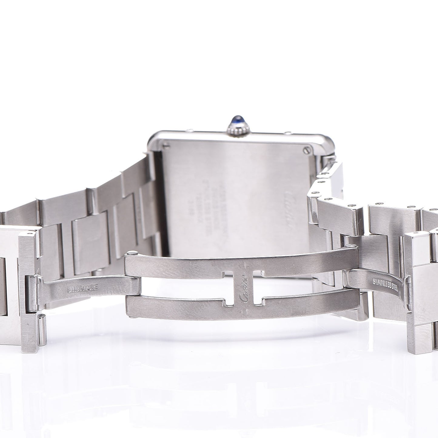 Stainless Steel 27mm Tank Solo Quartz Watch