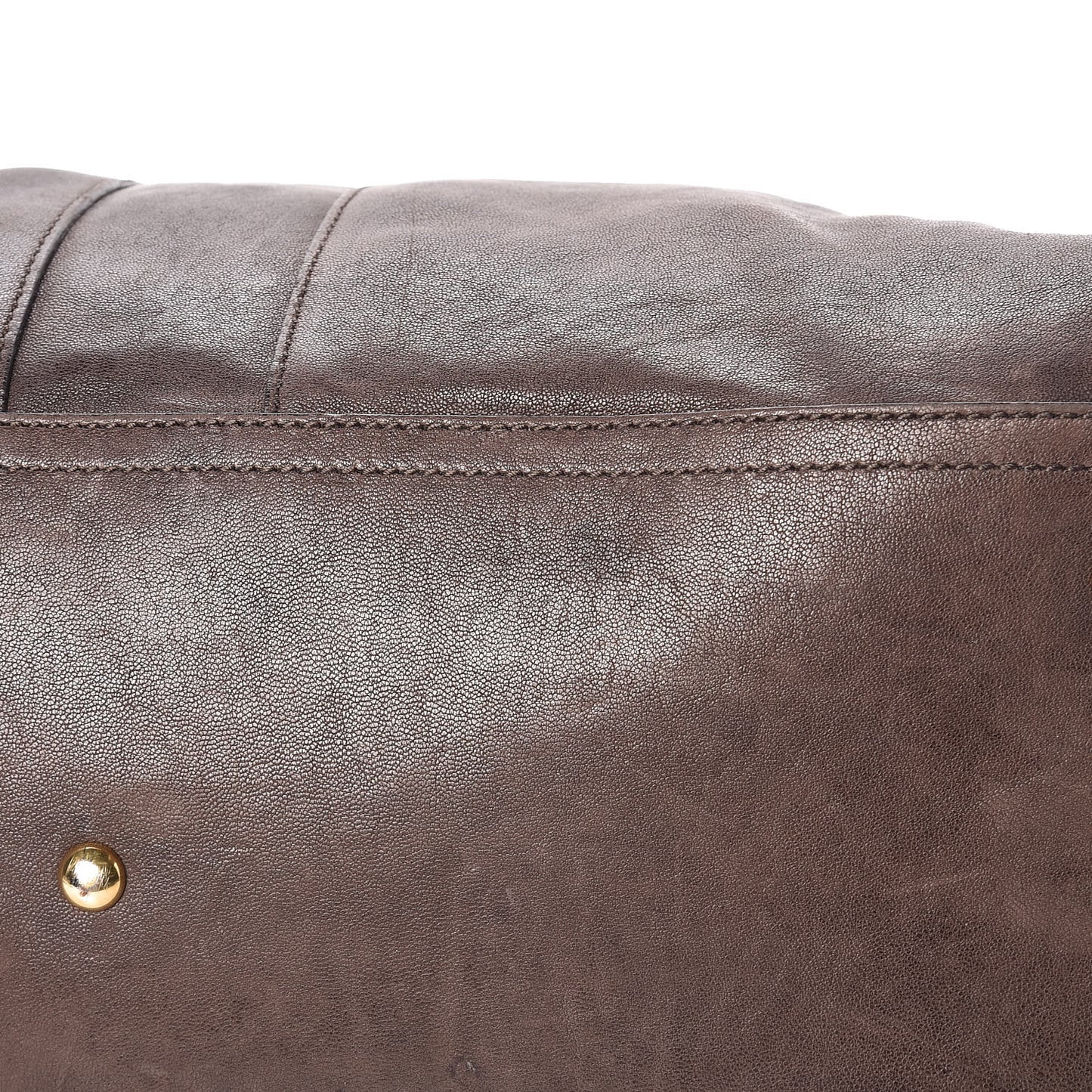 Sheepskin Large Cabas ChYc Dark Brown