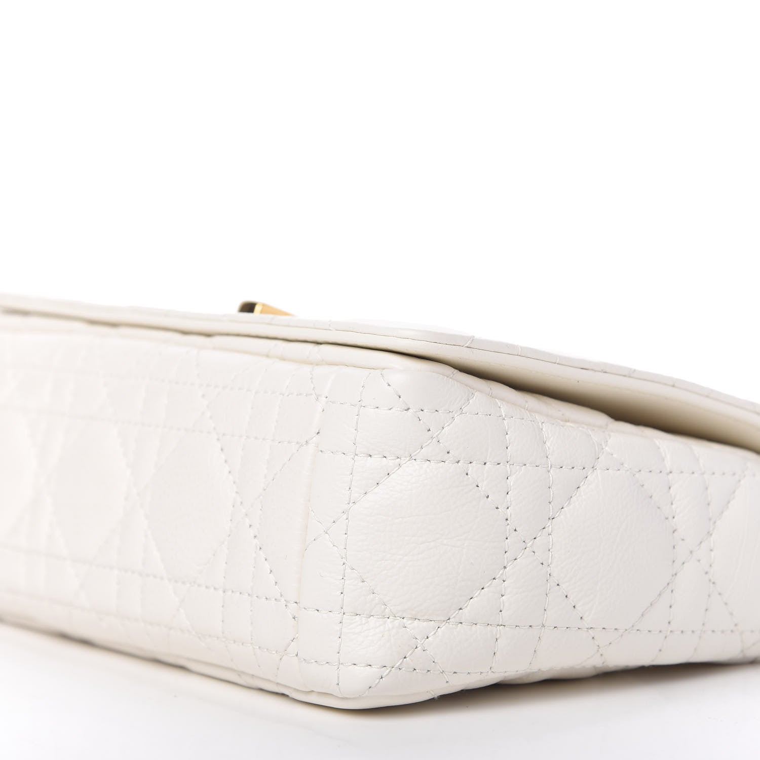 Christian Dior Lambskin Cannage Small Caro Bag White 7 of 10