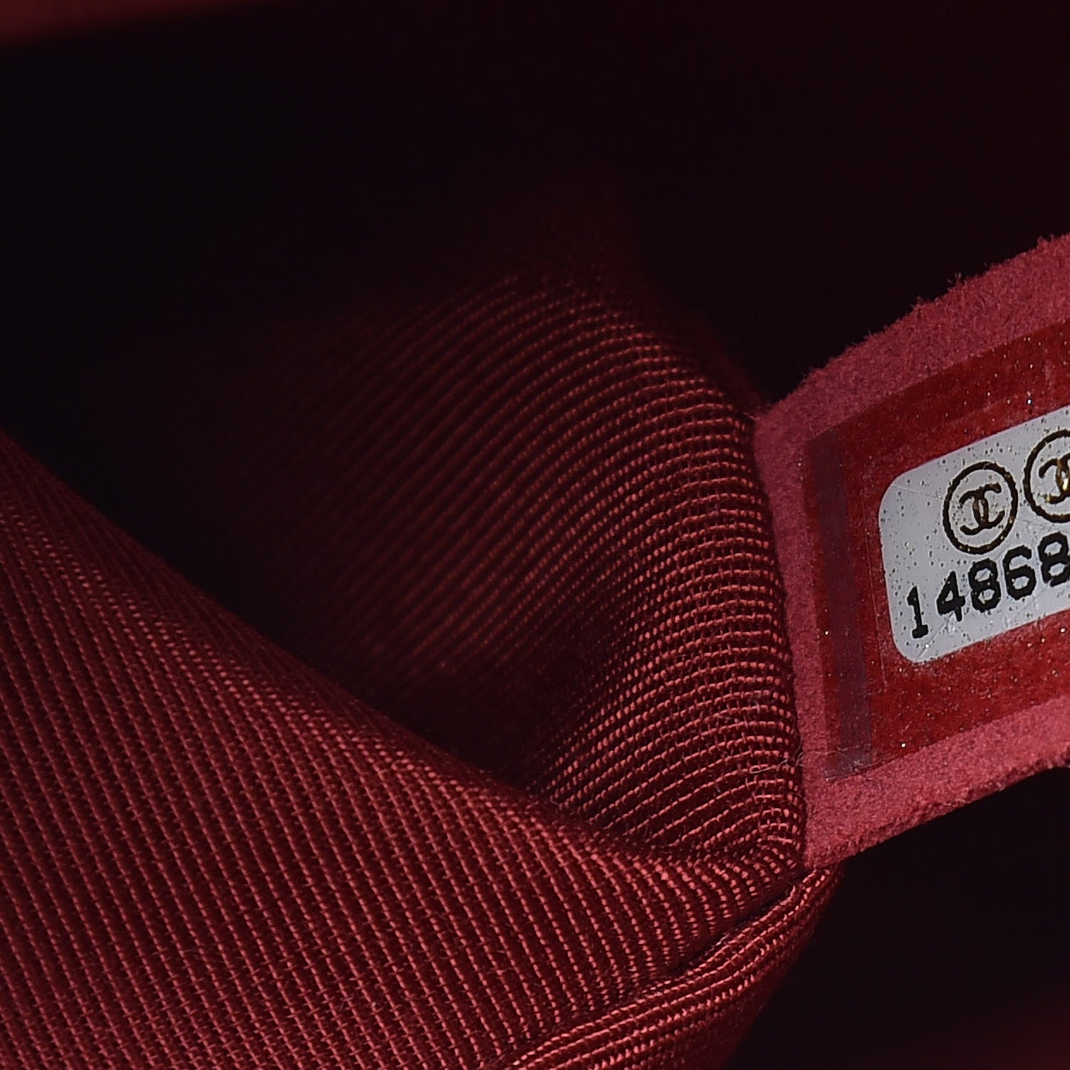 Chanel Lambskin Chevron Jumbo Leo Lion Flap Dark Red 9 of 12
