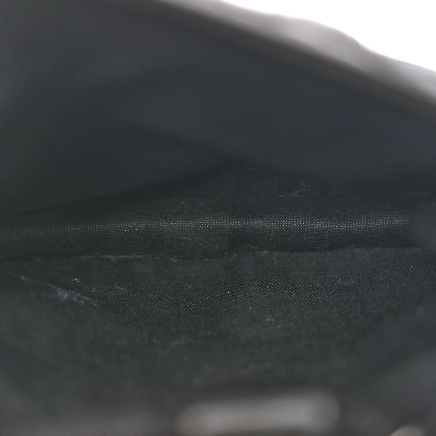 Nylon Allover Logo Small Explorer Crossbody Pouch Black White