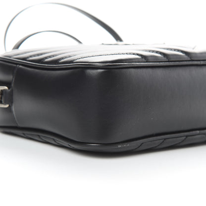 Saint Laurent Calfskin Matelasse Monogram Lou Camera Bag Black 9 of 11