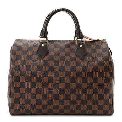 Louis Vuitton Damier Ebene Speedy 30 1 of 12