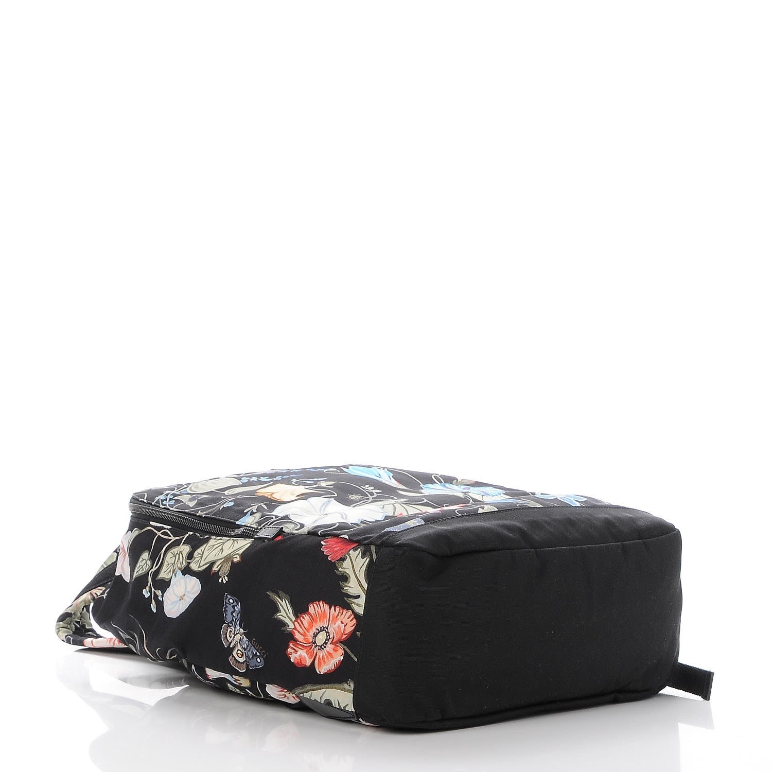 Gucci Canvas D-Active Flora Floral Knight Backpack Black 4 of 8