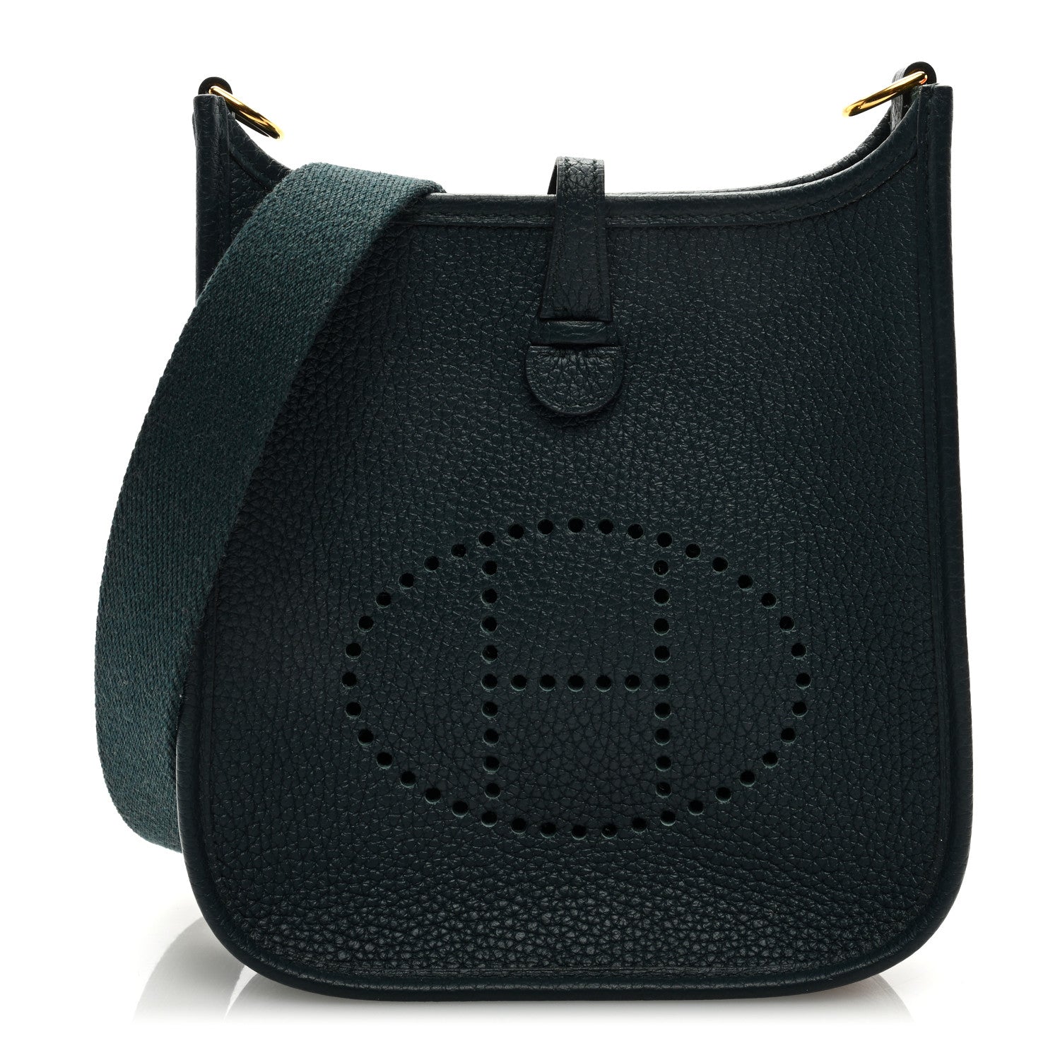Hermes Taurillon Clemence Amazone Evelyne TPM Vert Cypress 1 of 10