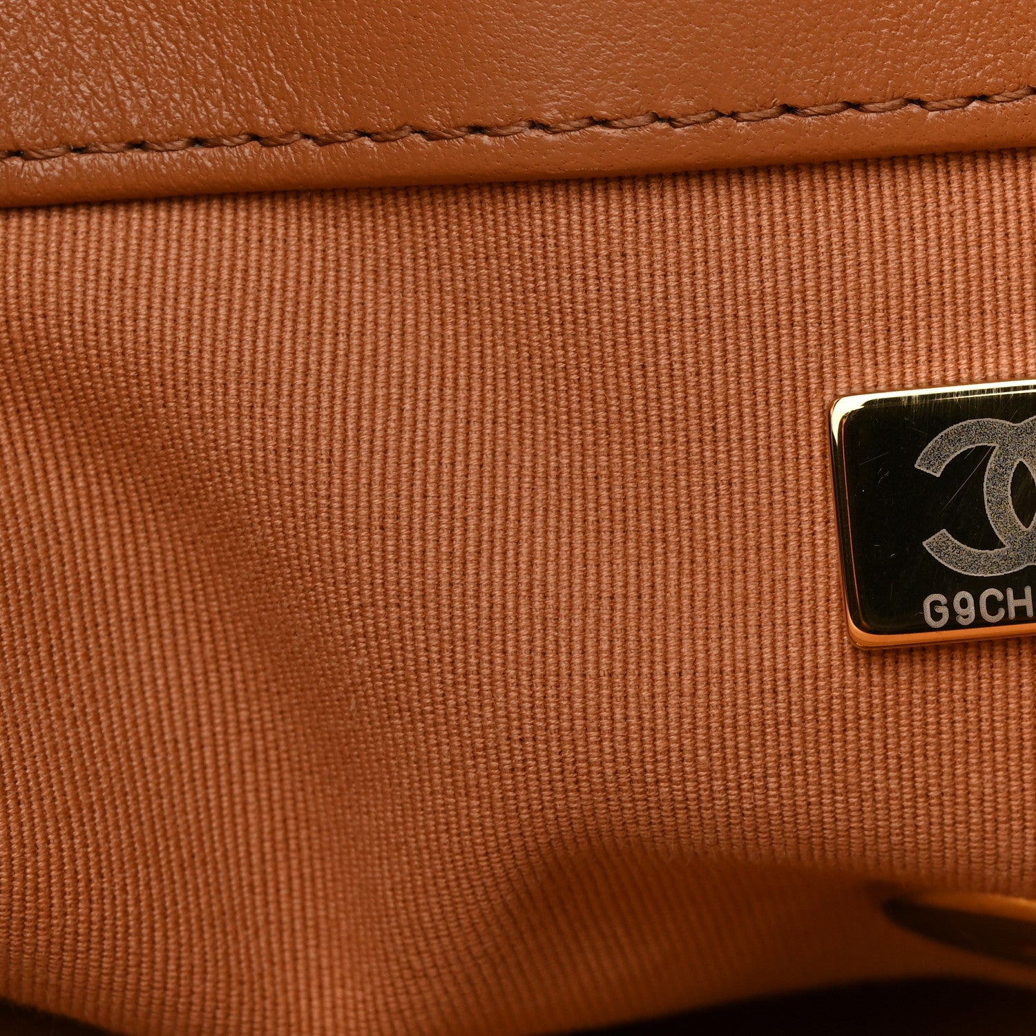 Chanel Lambskin Quilted Large Chanel 19 Flap Brown 7 of 12