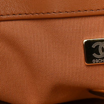 Chanel Lambskin Quilted Large Chanel 19 Flap Brown 7 of 12