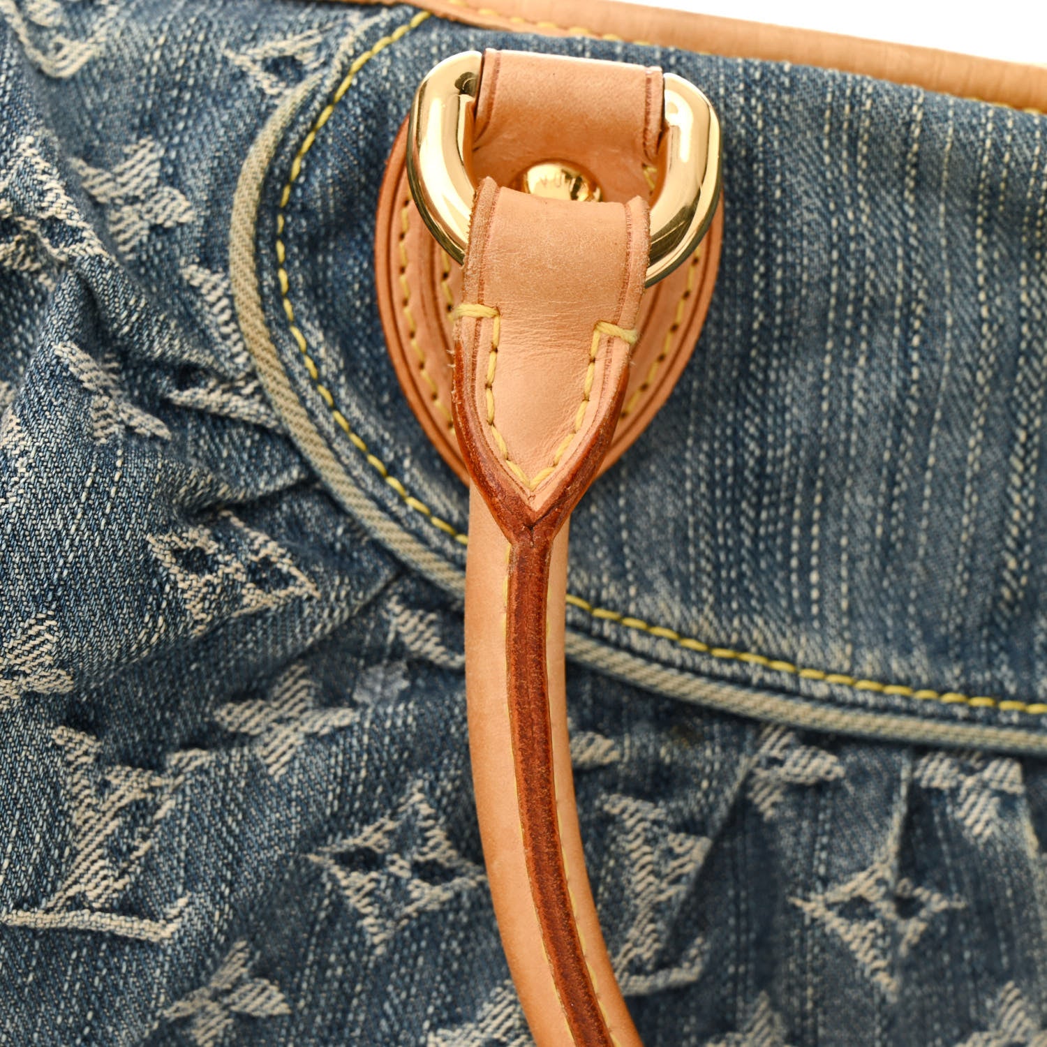 Louis Vuitton Denim Neo Cabby MM Blue 16 of 19