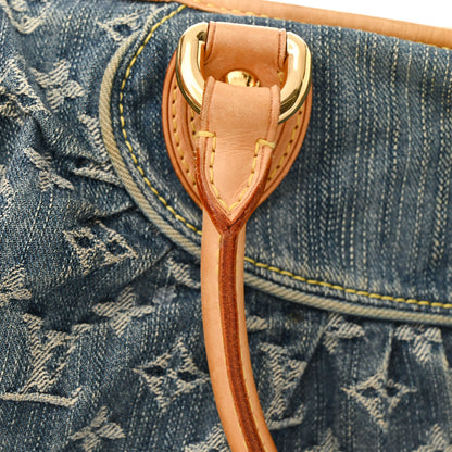 Louis Vuitton Denim Neo Cabby MM Blue 16 of 19
