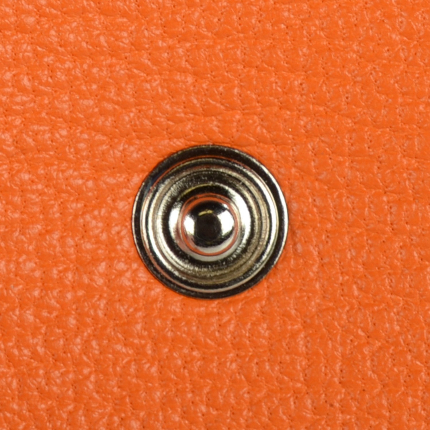 Hermes Chevre Mysore Le 24 Coin Purse Orange 9 of 10