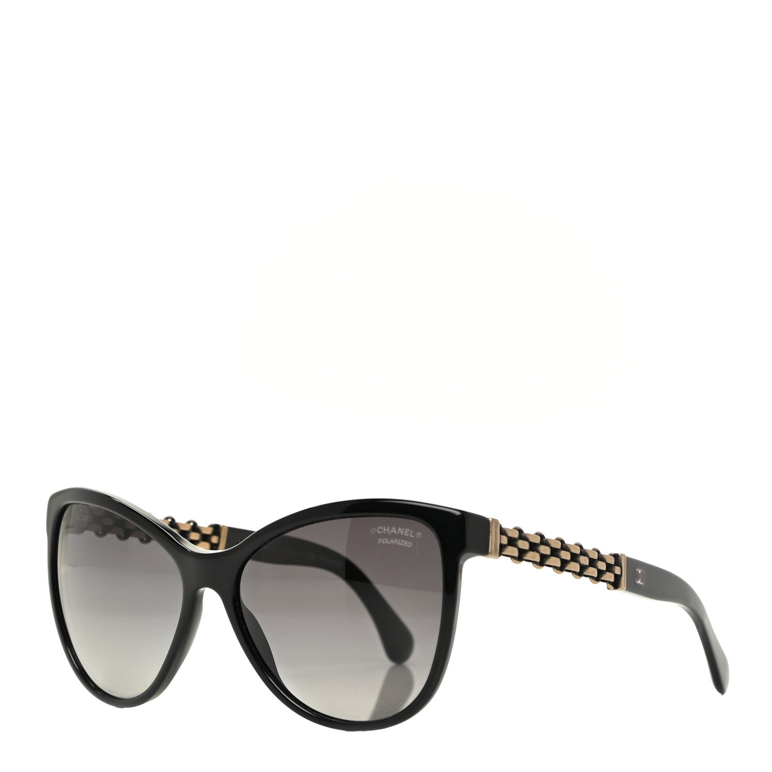 Chanel Chain Polarized Sunglasses 5352 Black 1 of 8