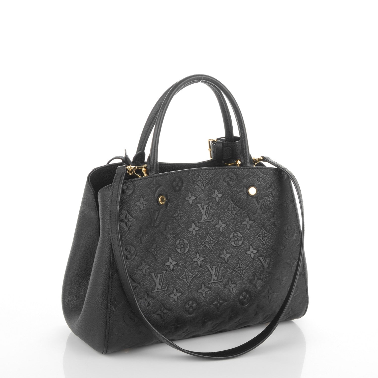 Louis Vuitton Empreinte Montaigne MM Black 3 of 8