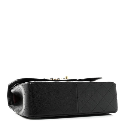 Chanel Caviar Quilted Jumbo Double Flap Black 4 of 11