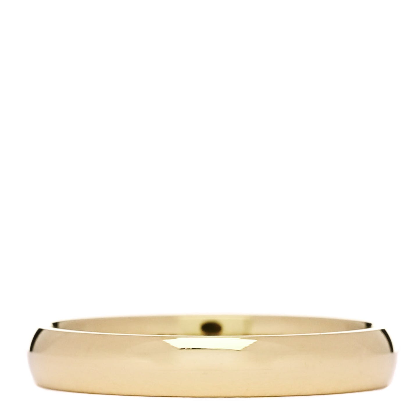 18K Yellow Gold 3mm Tendrement Wedding Band Ring 52 6