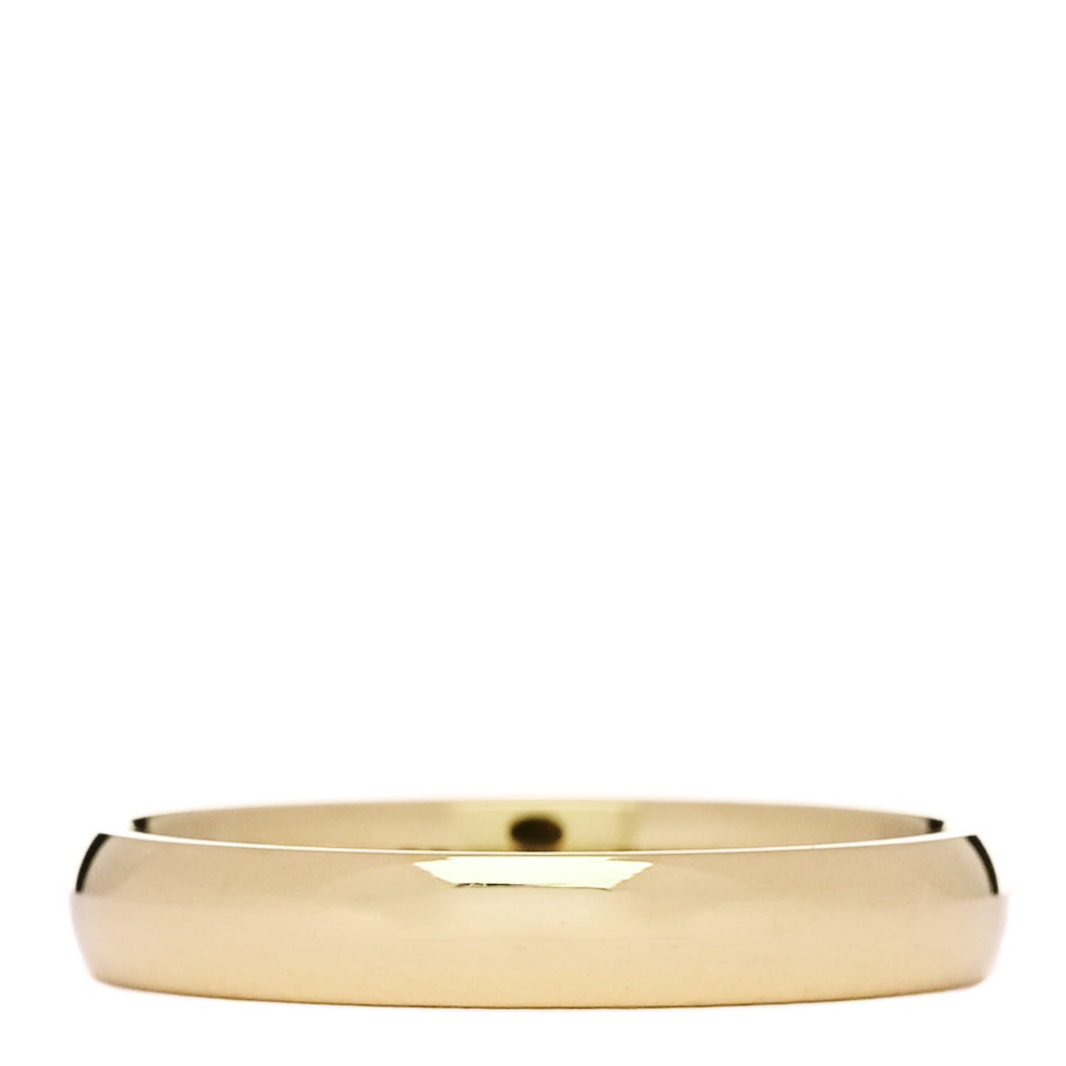 Van Cleef & Arpels 18K Yellow Gold 3mm Tendrement Wedding Band Ring 52 6 1 of 6