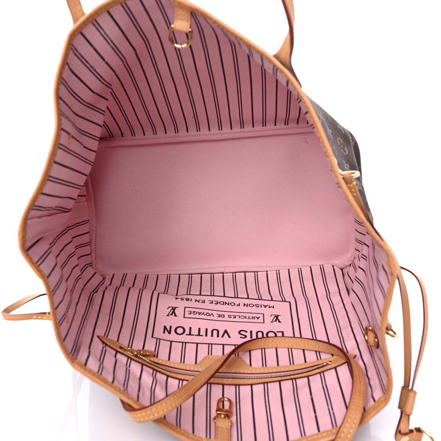 Monogram Neo Neverfull MM Rose Ballerine