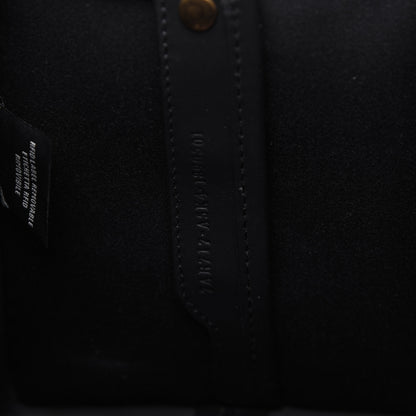 Fendi Glazed Fabric Vitello Century FF 1974 Stamp Patch Mini Peekaboo Defender Cover Mogano Panna Black 9 of 15