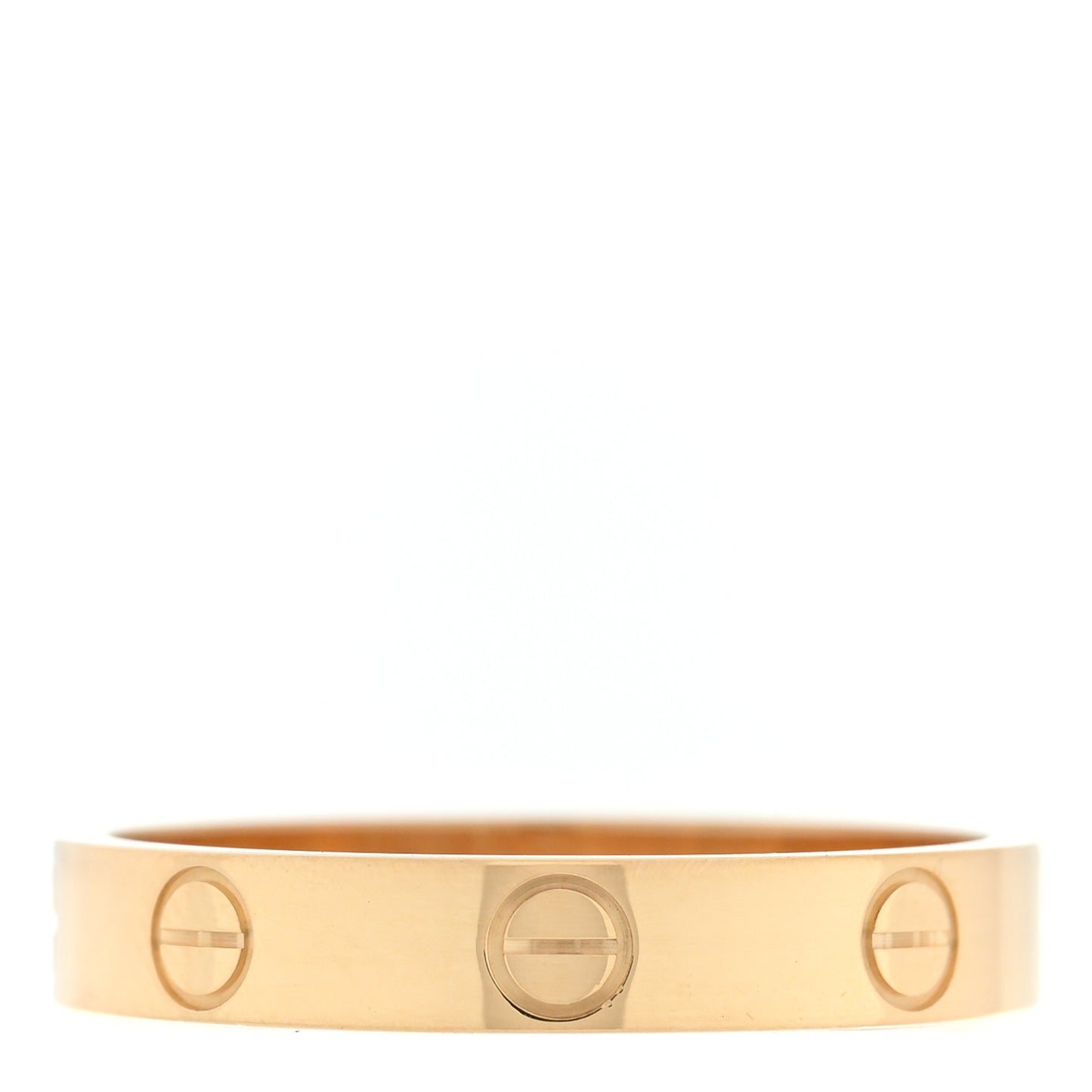18K Yellow Gold 3.5mm LOVE Wedding Band Ring 57 8