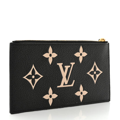 Louis Vuitton Empreinte Monogram Giant Crafty Pochette Felicie Zippered Insert Black 3 of 10