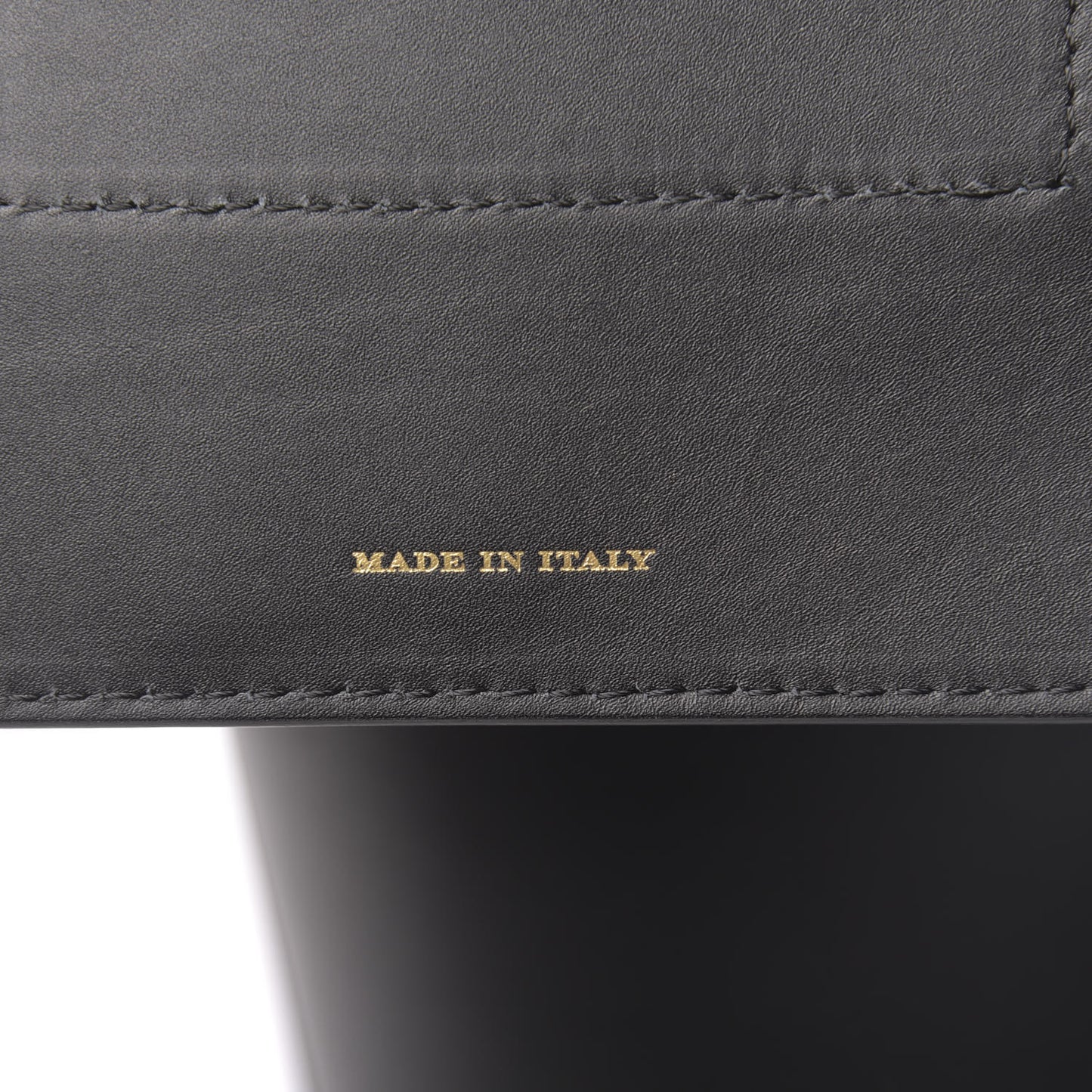 Supple Calfskin Small Bucket Black