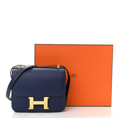 Hermes Epsom Constance 24 Bleu Saphir 11 of 11