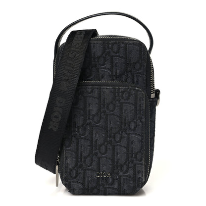 Christian Dior Oblique Micro Rider Pouch Black 1 of 10