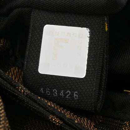 Fendi Zucca Mini Chef Shoulder Bag Tobacco Black 7 of 10