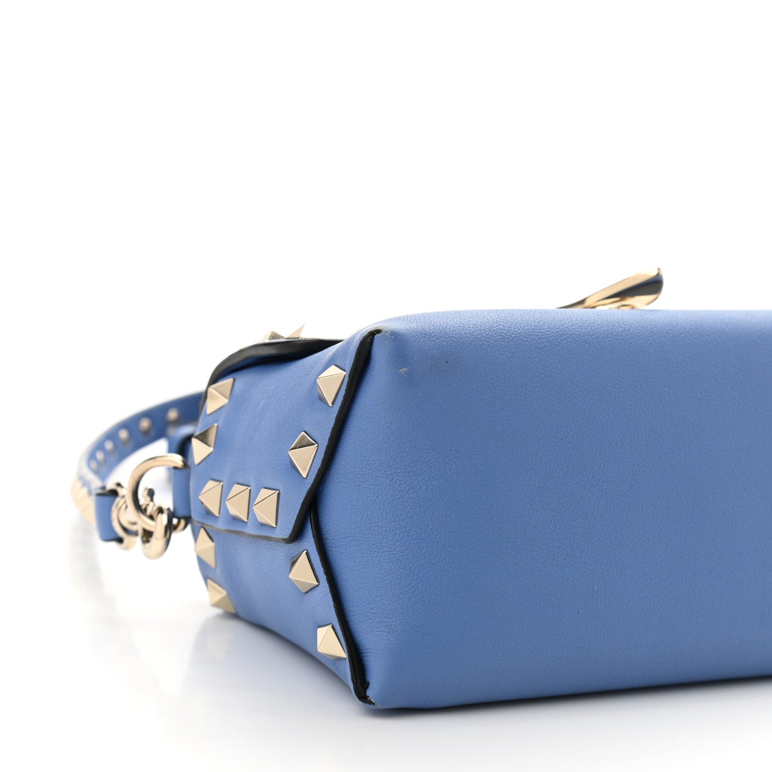 Valentino Garavani Vitello Mini Rockstud Crossbody Bag Angel 7 of 10