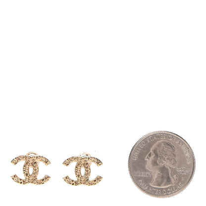Chanel CC Chain Earrings Gold 2 of 5