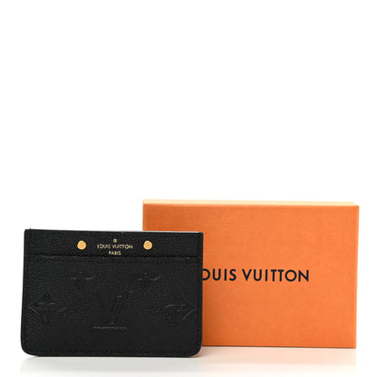 Louis Vuitton Empreinte Card Holder Black 9 of 9