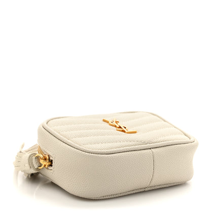 Saint Laurent Grain De Poudre Matelasse Monogram Baby Lou Camera Bag Crema Soft 4 of 11