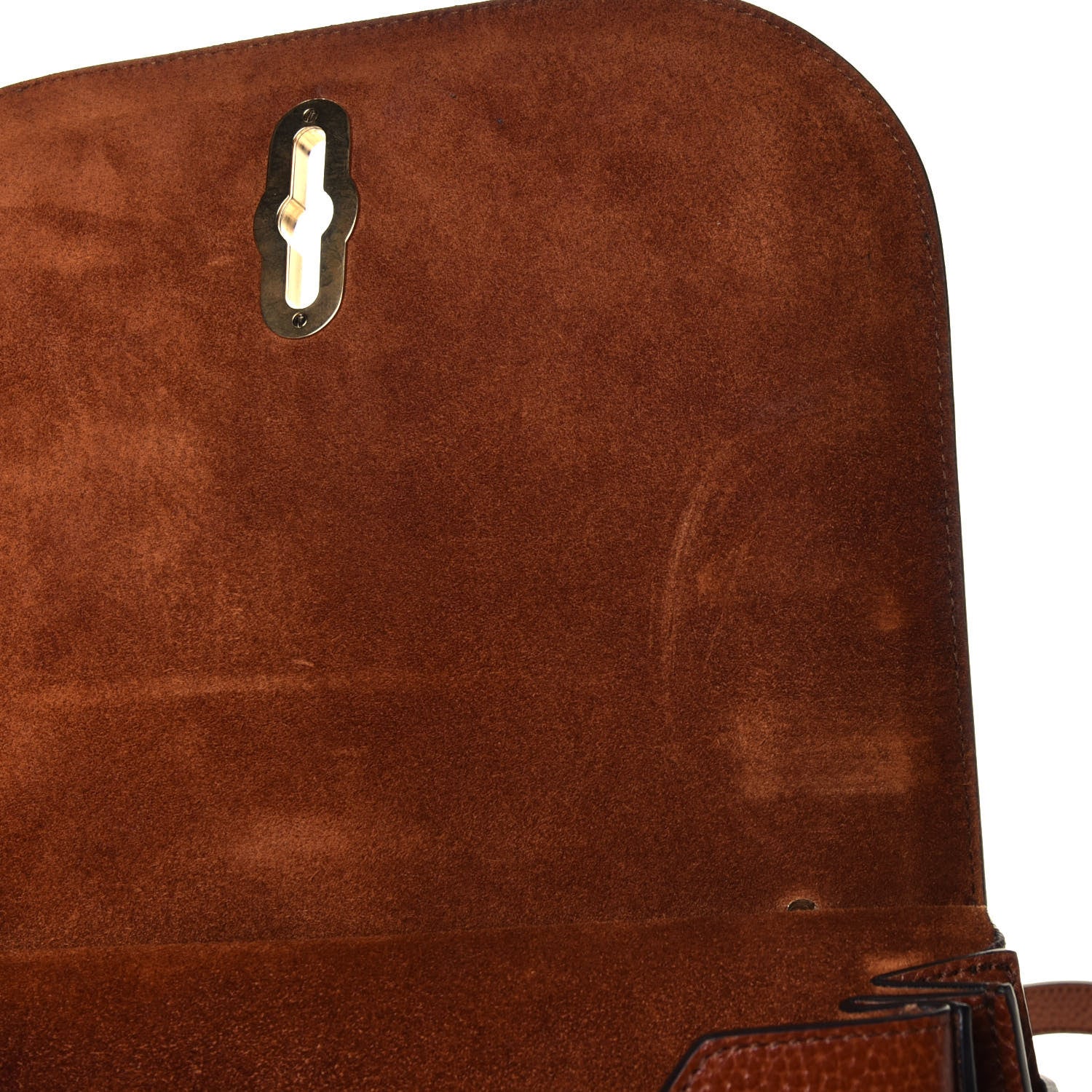 Mulberry Small Classic Grain Calfskin Amberley Satchel Oak 5 of 5