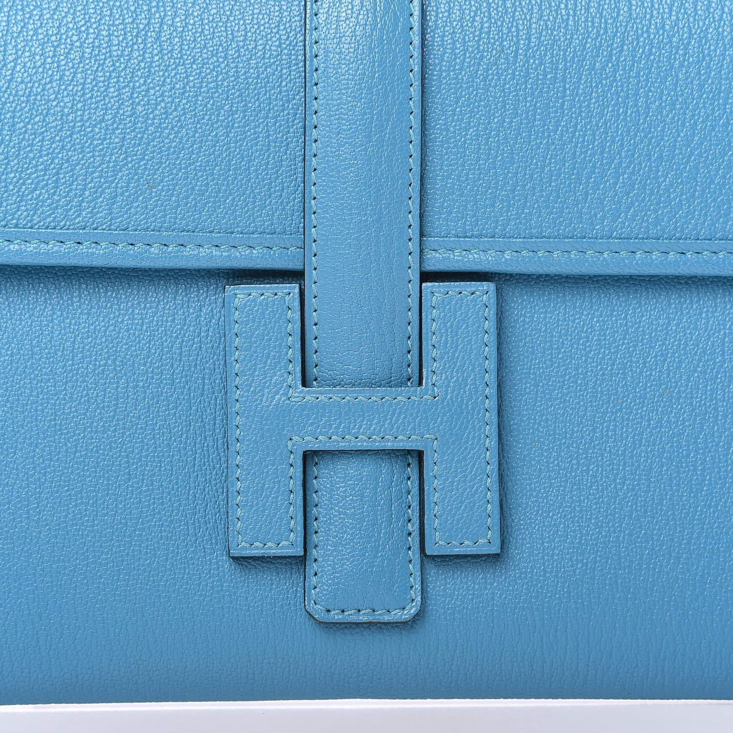 Hermes Chevre Mysore Jige Elan 29 Turquoise 7 of 9