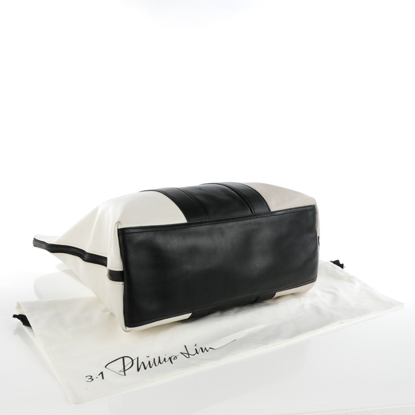 3.1 Calfskin Tri-Color 31 Hour Bag Black White Putty