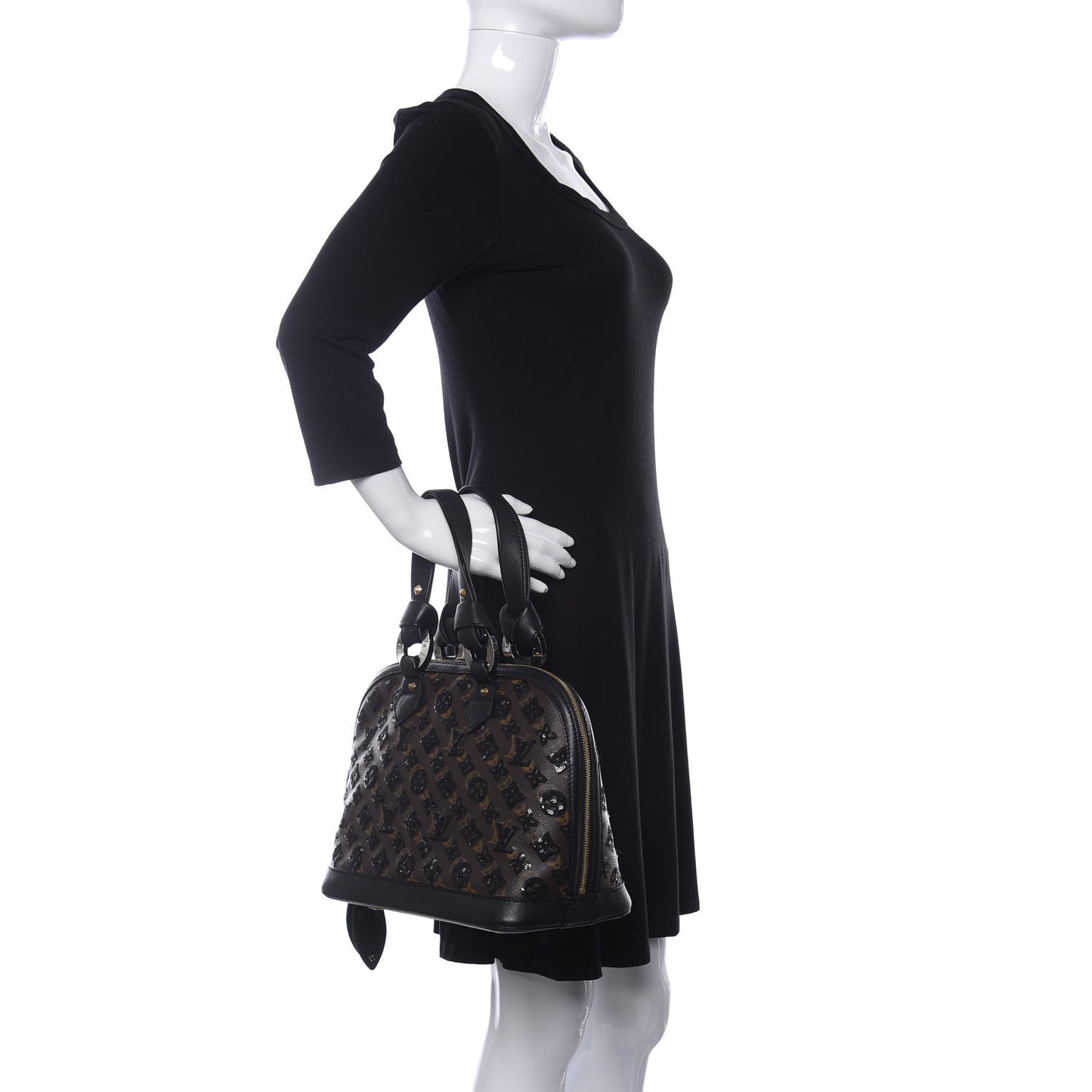 Monogram Sequins Eclipse Alma Black