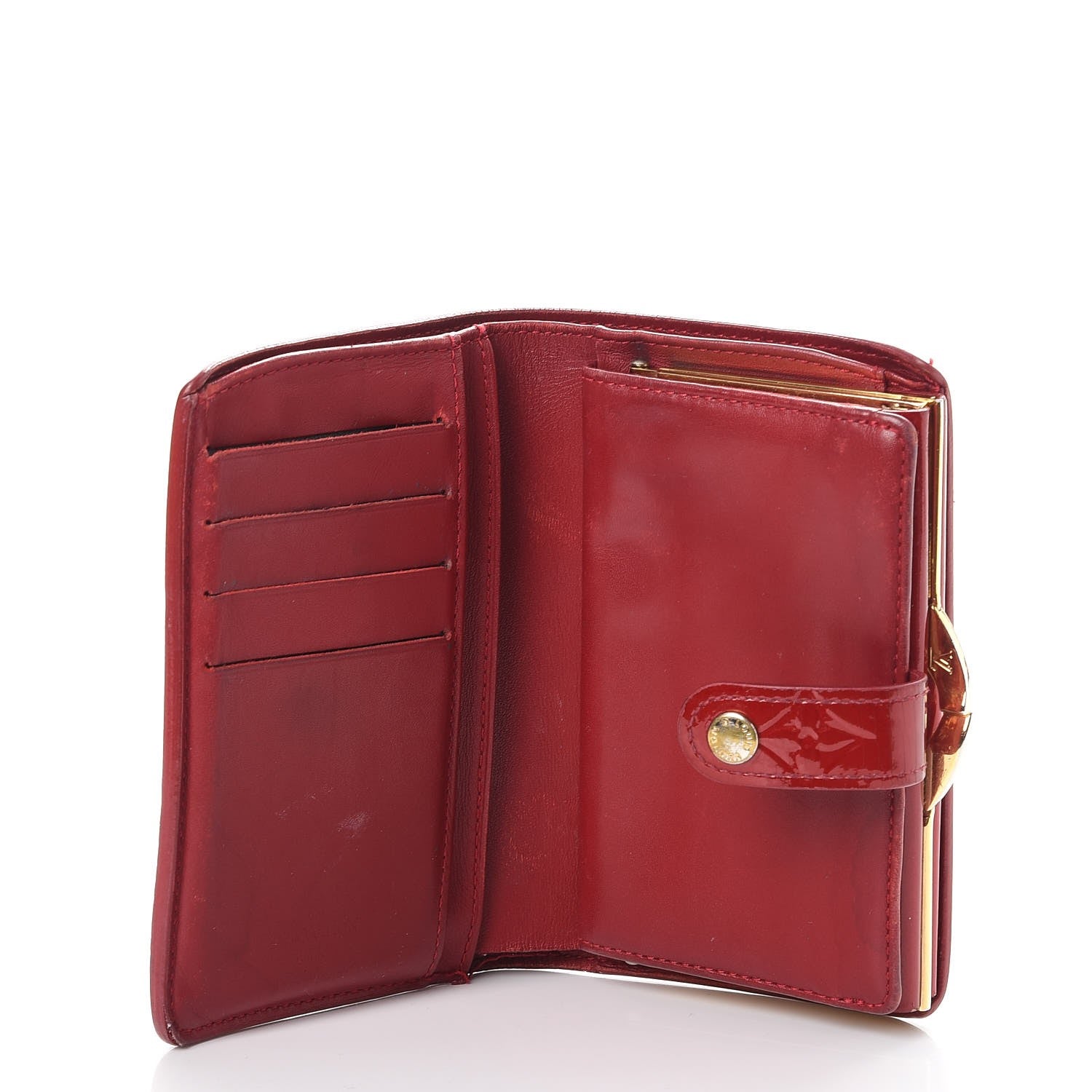 Louis Vuitton Vernis French Purse Wallet Pomme D'Amour 5 of 20